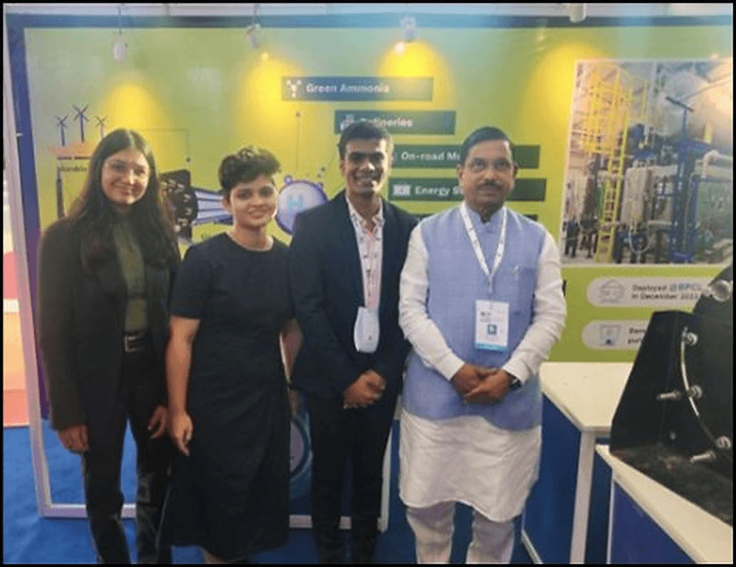 Union Minister Pralhad Joshi recognition moment with Newtrace